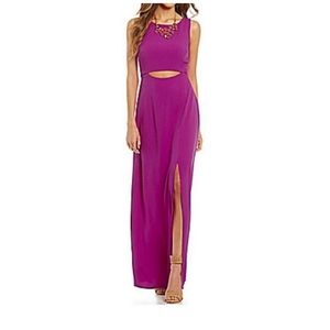Gianni Bini purple maxi dress